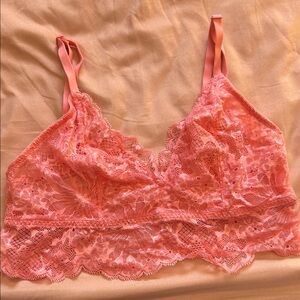 Victoria's Secret Lace Bralette in Pink